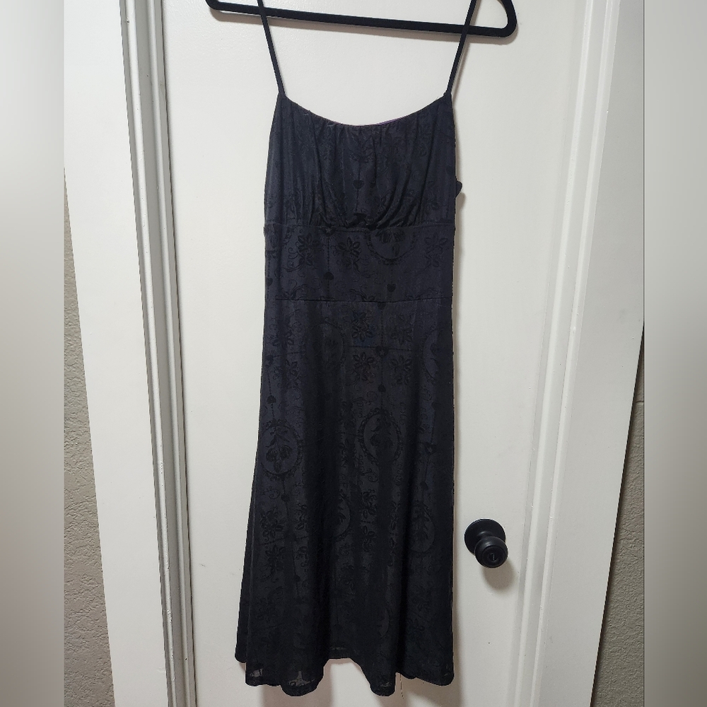 Romwe Black Goth Minidress